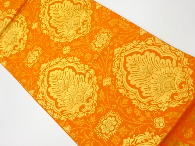 着物・帯 ] - 袋帯 リサイクル 抽象花模様織出し本袋帯 | 着物